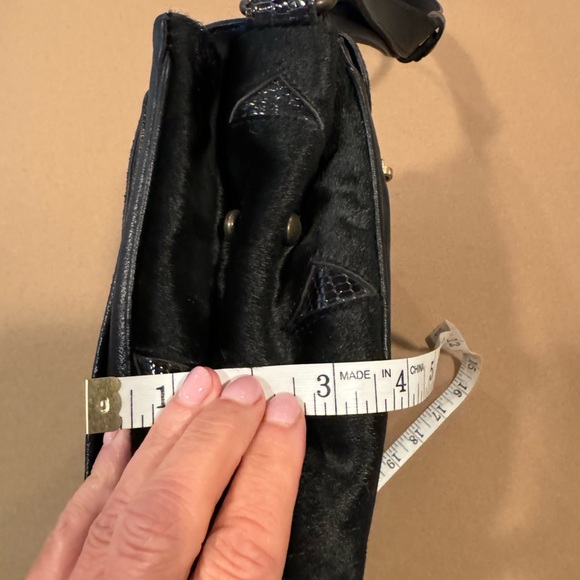 Etro Black Suede and Leather Shoulder Purse - Picture 15 of 16